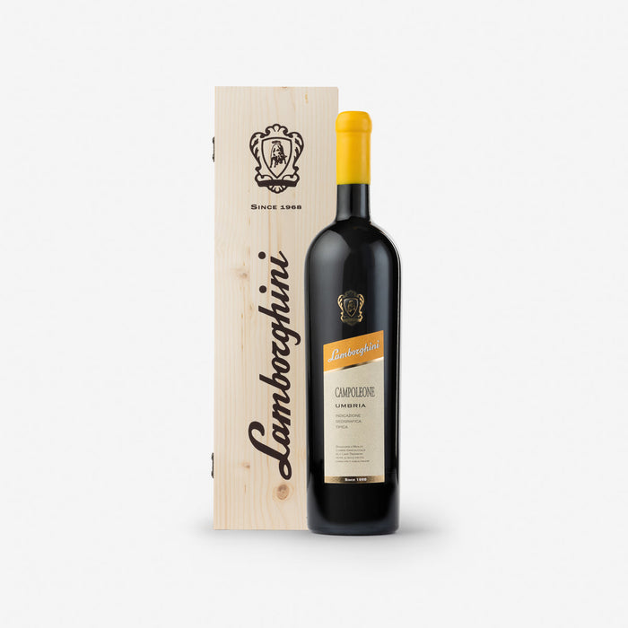 Lamborghini Campoleone Umbria Rosso with Wooden Gift Box (1500ml)