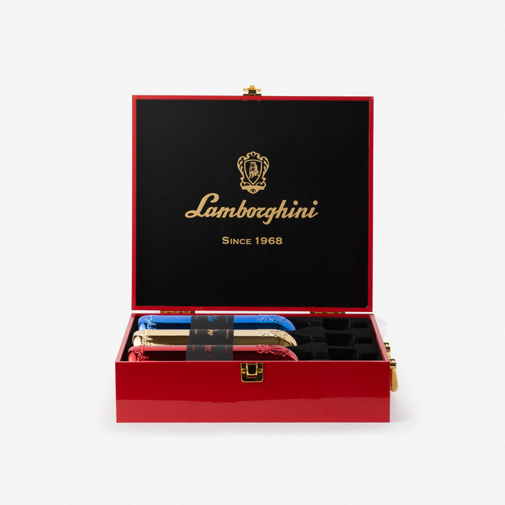 【正規品】【新品未使用】Lamborghini限定ギフトボックス豪華5点セット 3 Gift Sets | Lamborghini: LUXE Red Collection with Gift Set