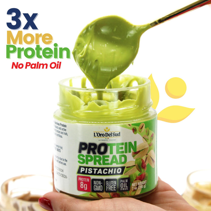 LOro Del Sud, Pistachio Protein Butter Spread,  7oz (200g)
