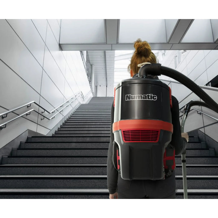 NaceCare Latitude Battery Backpack Vacuum RBV 150NX with Combination Floor Tool Kit - K-912713-C - Efficient Cleaning