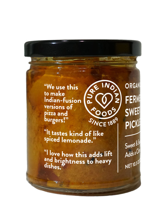 Fermented Sweet Lemon Pickle, Certified Organic - 10.5 oz
