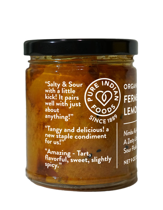 Fermented Lemon Pickle, Certified Organic - 9 oz