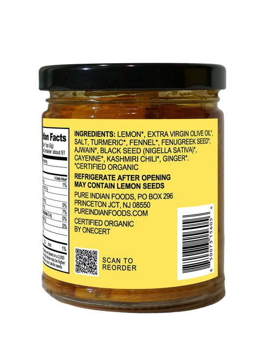 Fermented Lemon Pickle, Certified Organic - 9 oz