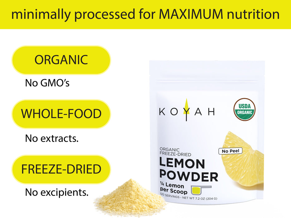 Organic Lemon Powder (No Peel)