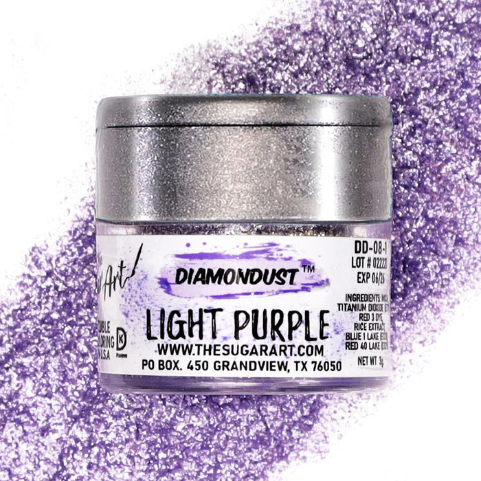Light Purple Edible Glitter
