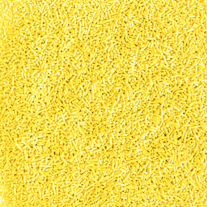 Lemon Yellow Solid Colored Sprinkles