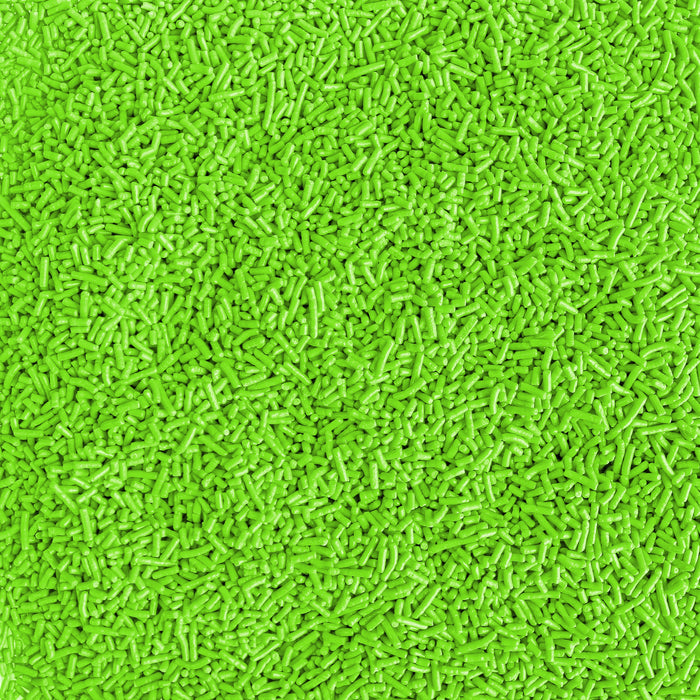 Lime Green Solid Colored Sprinkles