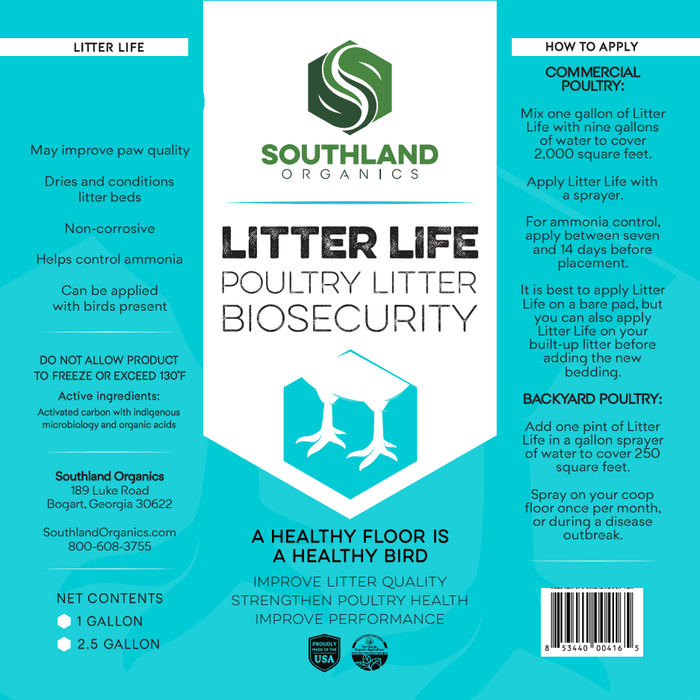 Litter Life | Poultry Litter Amendment