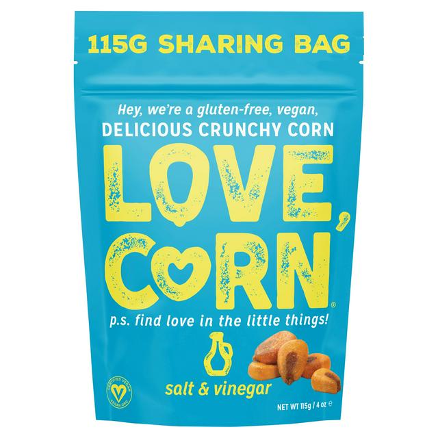 Love Corn Crunchy Corn Salt & Vinegar 4 Oz Case