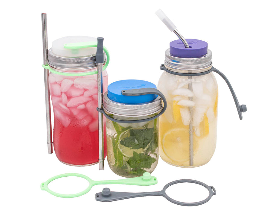 Leak Proof Silicone Plug / Stopper with Straw Strap for Straw Hole Lids