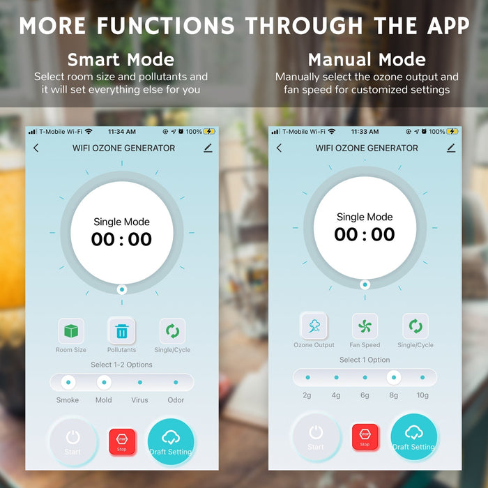 MA10K-PRO Smart WiFi Ozone Generator - European version