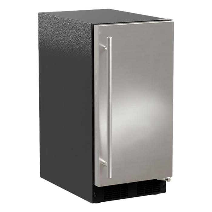 Marvel 15-In Low Profile Built-In Clear Ice Machine With Factory-Installed Pump Stainless Steel Solid Reversible Door