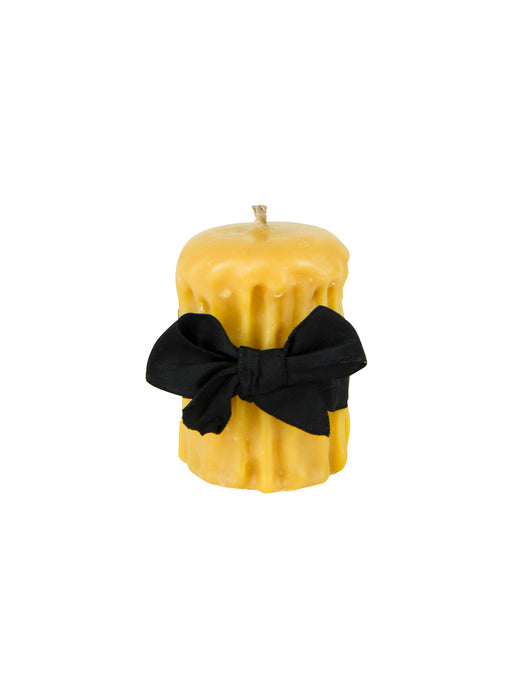 Beeswax Drip Pillar Candle 2.5 Inch Diameter