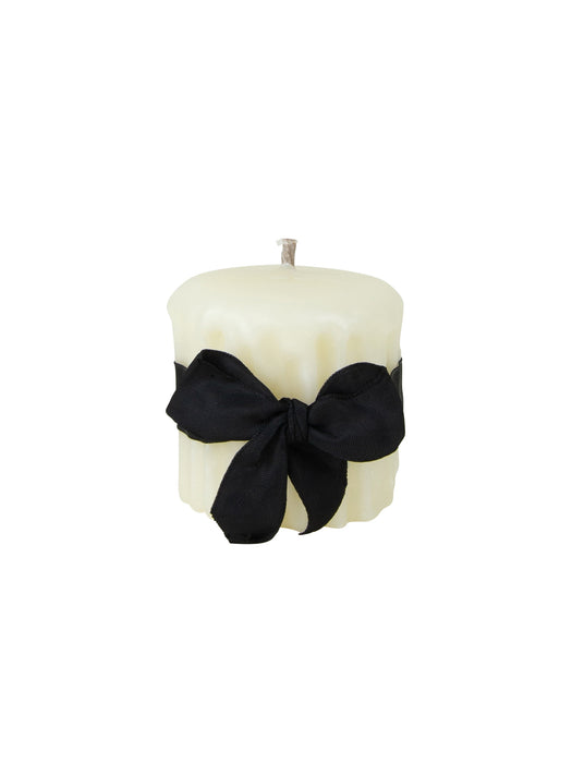 Beeswax Drip Pillar Candle 3.5 Inch Diameter