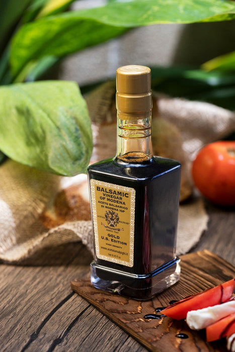 Acetaia Malpighi Gold Balsamic Vinegar of Modena — IGP Certified, Aged 15-20 Years