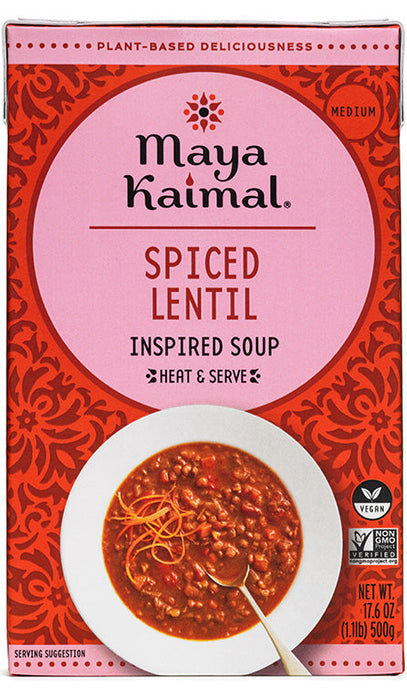 Maya Kaimal - Spiced Lentil Soup (Pack of 12 - 17.6 Fl Oz)