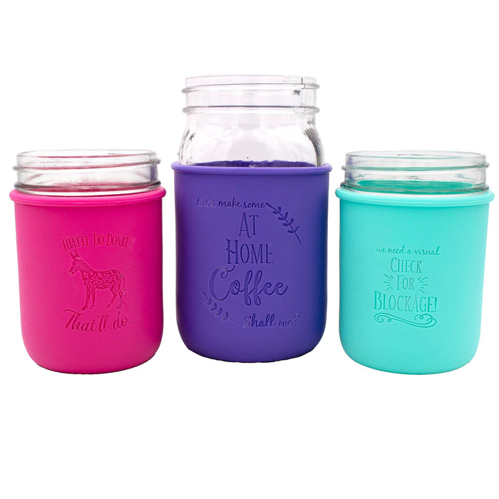 Abbie Jean Laser Engraved Quart and Wide Mouth Pint Sleeves