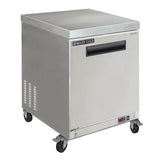 Maxx Cold 27.5 Inch Single Door Undercounter Freezer, Stainless Steel ...