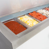 Maxx Cold X-Series Three-Door Refrigerated Pizza Prep Table