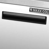 Maxx Cold 27.5 Inch Single Door Undercounter Refrigerator, Stainless Steel