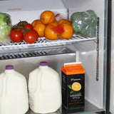 Maxx Cold 27.5 Inch Single Door Undercounter Refrigerator, Stainless Steel