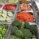 Maxx Cold 28.9 Inch Sandwich/Salad Prep Station in Stainless Steel