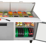 Maxx Cold 72 Inch Three-Door Megatop Prep Unit