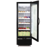 Maxx Cold 27 Inch Glass Door Merchandiser Freezer, Large Storage Capacity, Single Door 50 cuft