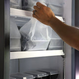 Maxx Cold 54 Inch Glass Door Merchandiser Refrigerator, Large Storage Capacity, Double Door