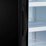 Maxx Cold 25 Inch Glass Door Merchandiser Freezer, Free Standing, 16 Cu. Ft. - Black