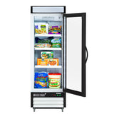 Maxx Cold 25 Inch Glass Door Merchandiser Freezer, Free Standing - 16 Cu. Ft.
