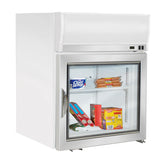Maxx Cold 22.4 Inch X-Series Glass Door Countertop Merchandiser Freezer