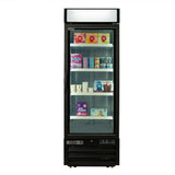 Maxx Cold 27 Inch Merchandiser Freezer, Free Standing, 23 Cu. Ft - Black