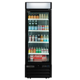 Maxx Cold 27" Merchandiser Refrigerator, Free Standing, 23 Cu. Ft - Black