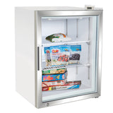 Maxx Cold 24.3 Inch X-Series Glass Door Countertop Merchandiser Freezer