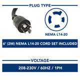 Maxx Cold 81 Inch Triple Glass Door Merchandiser Freezer, Free Standing, 72 Cu. Ft - Black