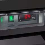 Maxx Cold 81 Inch Triple Glass Door Merchandiser Freezer, Free Standing, 72 Cu. Ft - Black