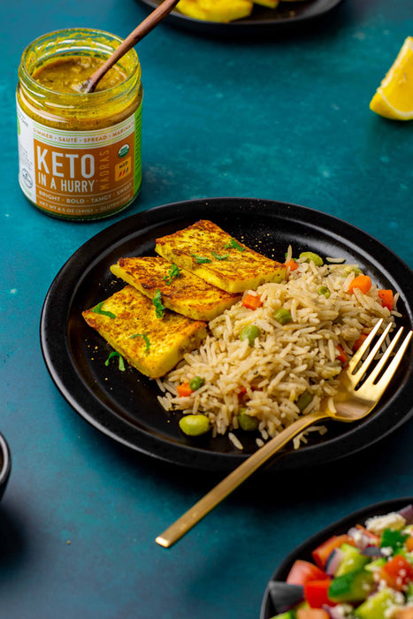 Keto In A Hurry (Madras) 8.5 oz, Certified Ketogenic Organic Curry Sauce (No Added Sugar)