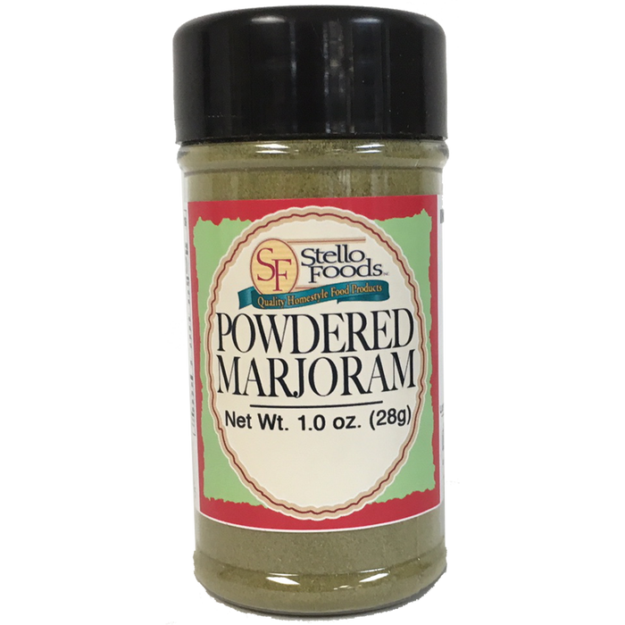 Stello Foods Spices - Marjoram - Powdered 1.0 oz