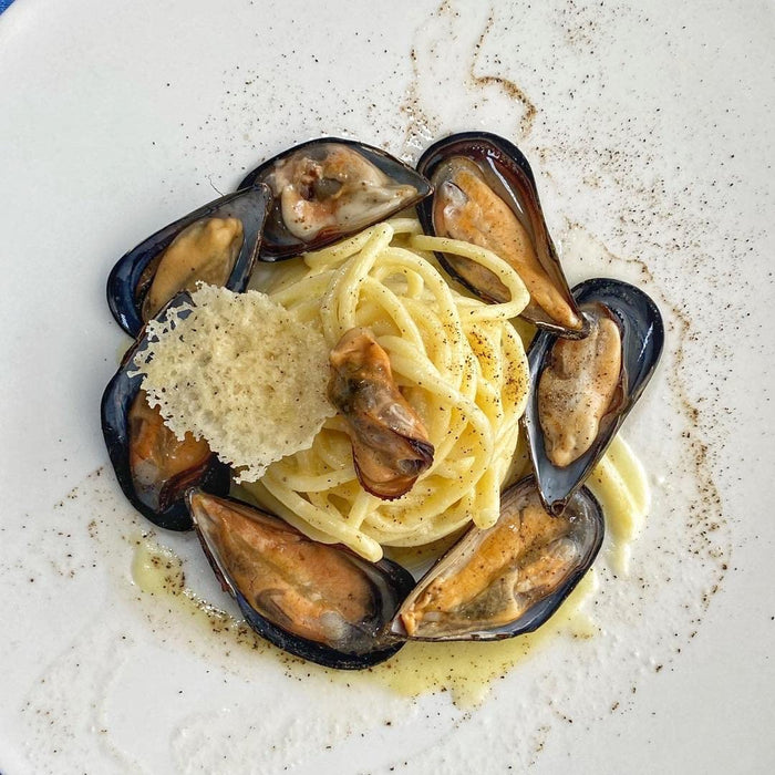 Marulo, Bucatani Pasta, Artisan Bronze Die-Cut Pasta, 12 Pack x 1.1 lb