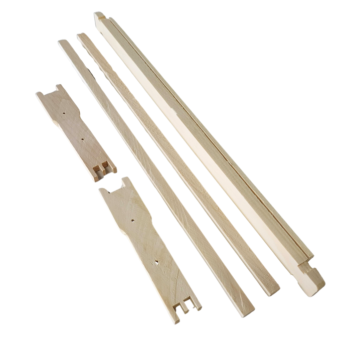 Medium 6 1/4 Inch Langstroth Frame, Wedged Top / Split Bottom with Holes