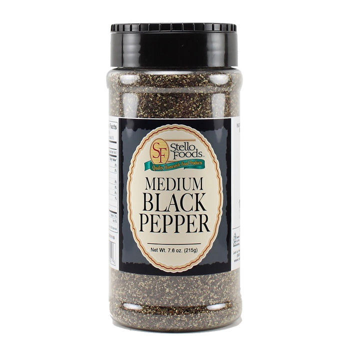 Stello Foods Spices - Pepper - Black - 7.6 oz