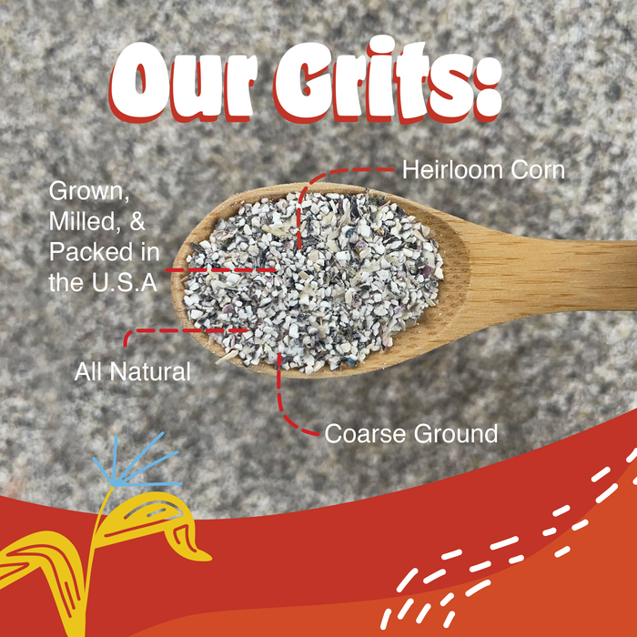 Western Heirloom Blue Corn Grits