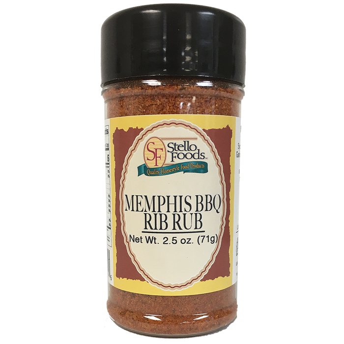 Stello Foods Spices - BBQ - Memphis Rib Rub 2.5 oz
