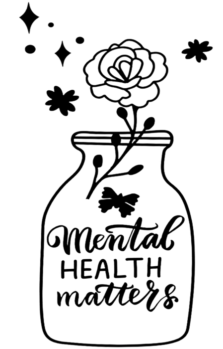 "Mental Health Matters" Laser Engraved Silicone Sleeve