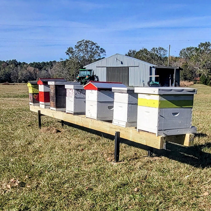 Metal Hive Stand with Adjustable Legs
