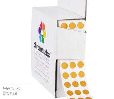 1/4" Permanent Round, Color-Code Dots: 1,000/Box