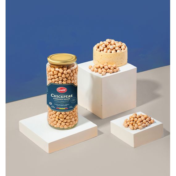 Chickpeas - Garbanzo Beans | Jar | 20 oz | Galil