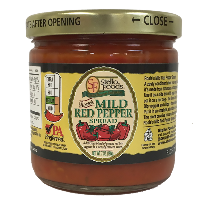 Stello Foods - Rosie's Mild Pepper Spread 7 oz