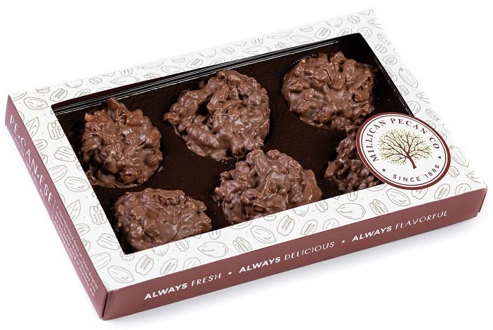 CLUSTERS - Milk Chocolate Pecan Clusters - Gift Box